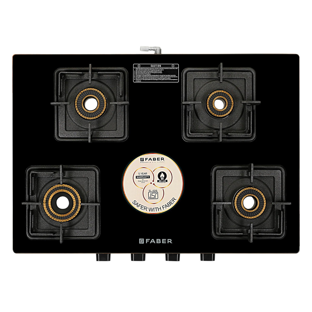 FABER HOB COOKTOP PRINCE PLUS 4BB BK