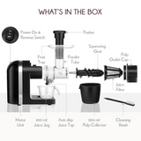 Borosil Nutri Rich Ju02 Slow Juicer BSJU02