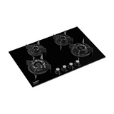 Crompton 78 cm 4 Burner Hob Sensosafe HOB-SS3D784-MBL-Built-In Gas Hob