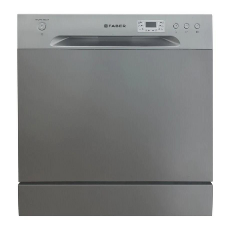 Faber FFSD 6PR 8S Ace Inox 6 Washing Program 8 Place Capacity  Inox Finish Built-in Dishwasher 
