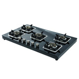 Shine Five Burner Gas Stove/Hob Top Auto Ignition