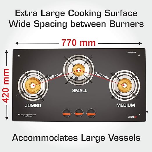 AIR PLUS 3Burner Gas Stove
