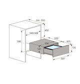 ODV8128G Vacuum Drawer Pearl Black 535.50.700