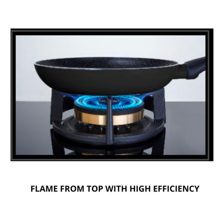 Elica 4 Full Brass Burner IND FLEXI FB 470 DX DFS Direct Flame Technology