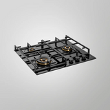 KAFF MFBX 603 Built-in Hob Full Brass 3 Burners Flame Failure Device Square Drip Tray