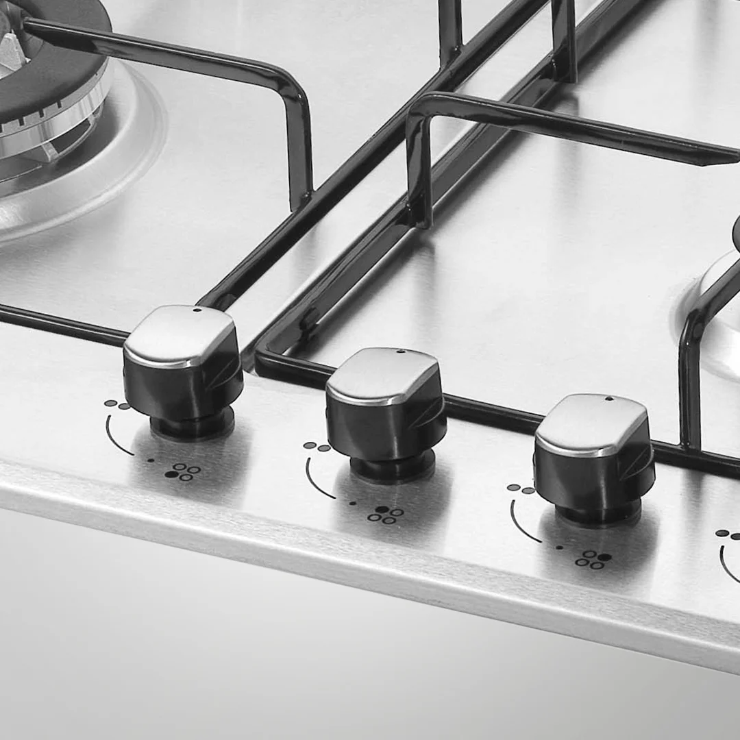 KAFF NE 4B 60 SS 4 Gas Burner With 1 Triple Ring Burner | Stainless Steel | Built In Hob