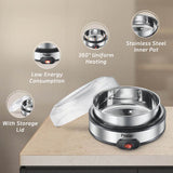 PYM 02 Electric Yoghurt Maker with Storage Lid | Stainless Steel Inner Pot| Low Energy Consumption| 360 Degree Uniform Heating