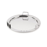 Argent Triply Silver Stainless Steel 28 cm Multi-Kadai With Lid & 6Pcs Plates (6.1 L) BGIN-9999