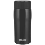 Cosmic Black Stainless Steel Hot & Cold Bottle – 320 mL (BOCOS320BL) | Double Wall Vacuum Bottle for Travel, Office & Daily Use
