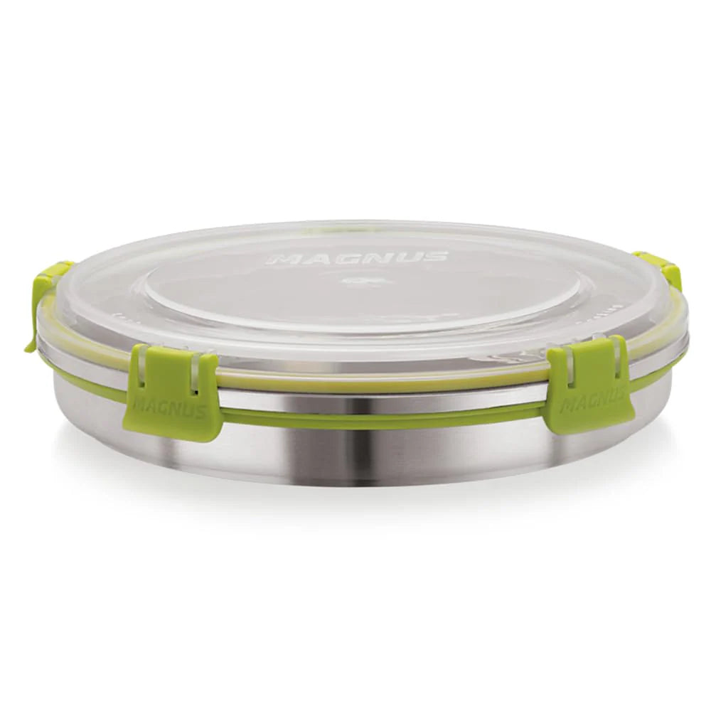 Klip Lock Stainless Steel Airtight Leakproof Storage Container 800ML – Durable Lunch Box for Office Men & Kids, Premium Kitchen Accessories Item