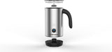 Electric Basic Series Milk Frother 200ml Capacity Non-Stick Warm and Cold Milk Foam for Cappuccino, Latte Macchiato and Cocoa, 360°Base, Silver