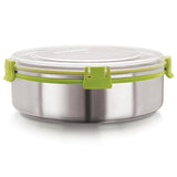 Klip Lock Stainless Steel Airtight Leakproof 1300ML Storage Container – Premium Kitchen Accessories Item, Ideal Lunch Box for Office Men, Women &amp; Kids