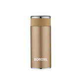Travelsmart Rose Gold Stainless Steel Hot & Cold Flask – 360 mL (BT360RG120) | Leak-Proof Thermo Flask for Travel, Soups & Beverages