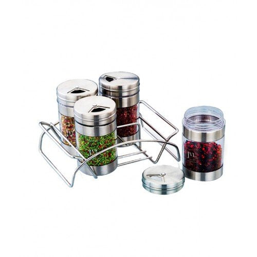 JVL TSP-4G Twister Spice Canister Set Grill