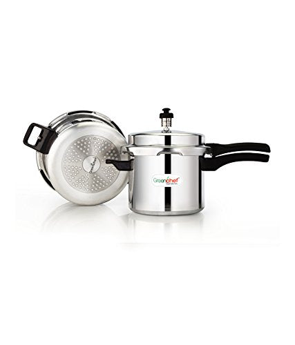 GREENCHEF 5 L INDUCTION BOTTOM ALUMINIUM PRESSURE COOKER (NAMO)