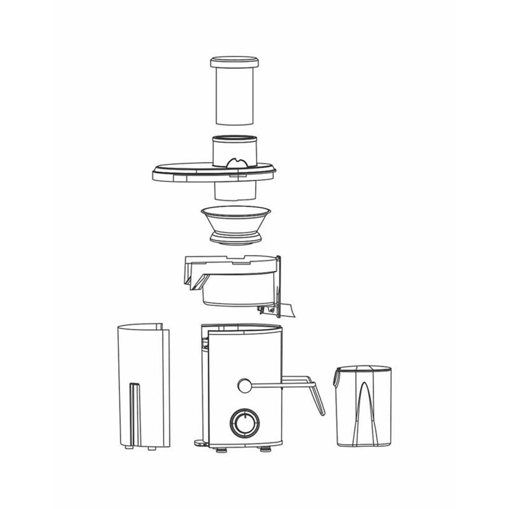 Borosil Primus Juicer 500 W Centrifugal Juicer