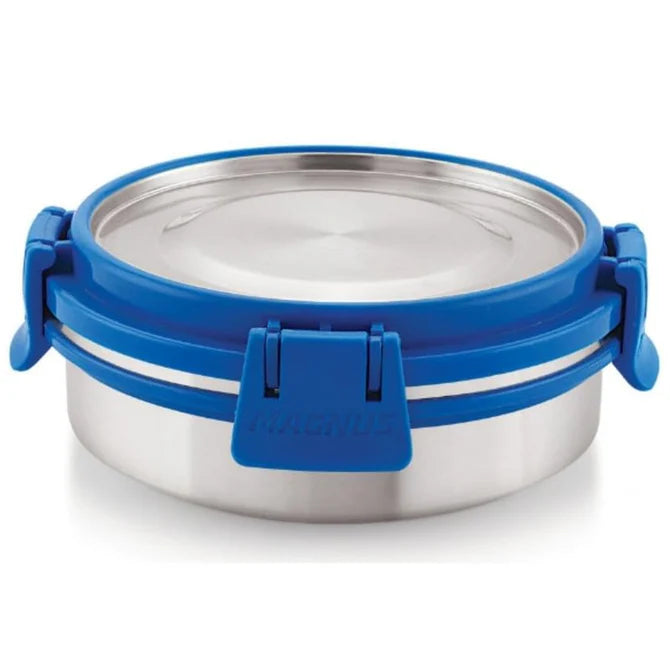 Stainless Steel Airtight Leakproof Storage Deluxe Chocolate Container 260ML with Klip Lock - Ideal Kitchen Accessories Items, Perfect Lunch Box, Lunch Boxes for Office Men