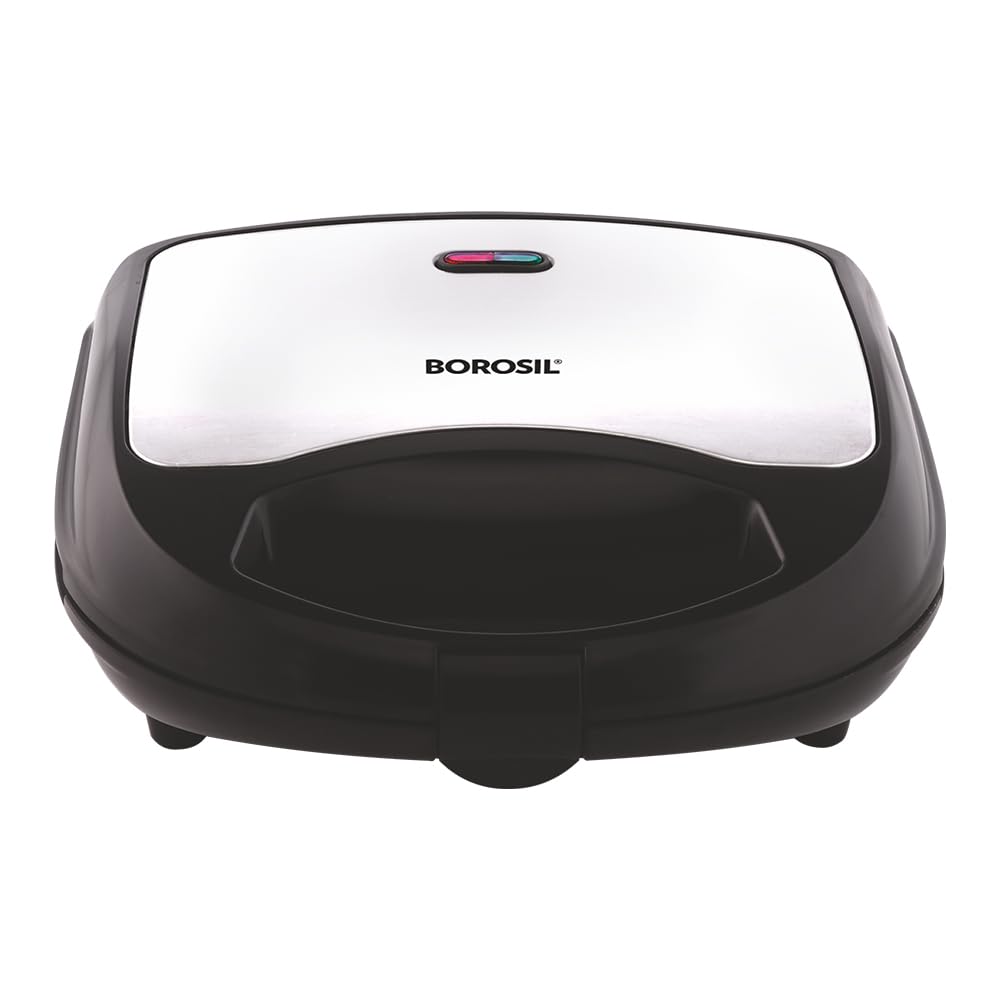Borosil Neo Sandwich Maker 700 W, opens 90°