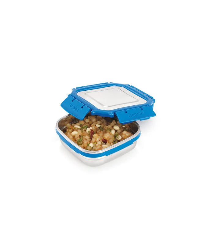 Bolt Deluxe Stainless Steel 300ML Lunch box for Office & School – Leak-Proof, Air-Tight Food Storage, Compact 300ml Lunch Box for Kids