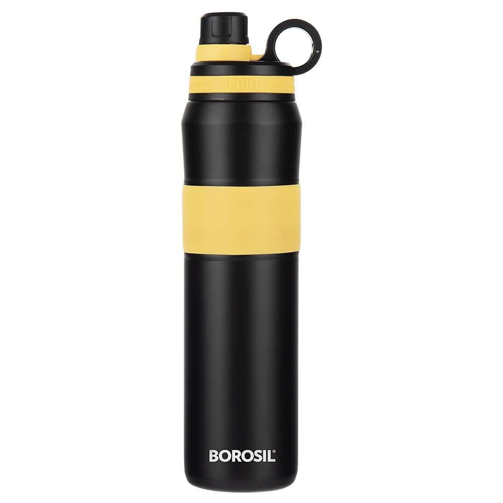 ThirstBurst Sunflower Stainless Steel Bottle 800ML – Hot & Cold, 12 Hrs Hot, 12 Hrs Cold, Leakproof, Copper Coated Insulation