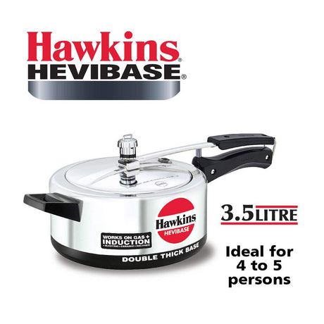 Hawkins Hevibase Pressure Cooker 3.5 Litre: IH35