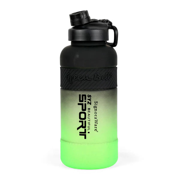 SignoraWare Blue Wave Plastic Water Bottle 1500 ml Green