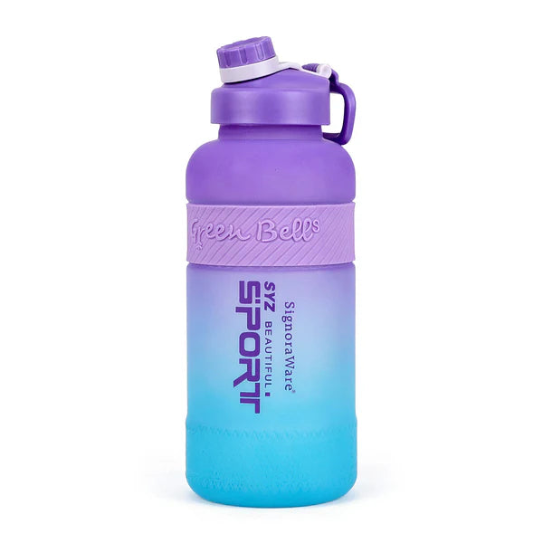 SignoraWare Blue Wave Plastic Water Bottle 1500 ml Green