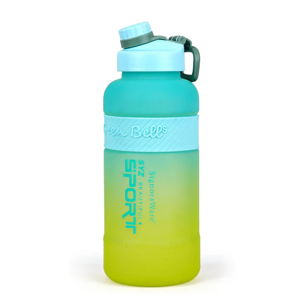 SignoraWare Blue Wave Plastic Water Bottle 1500 ml Green