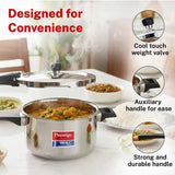Prestige Tri-Ply Svachh Outer Lid Pressure Cooker Combi Pack 20733