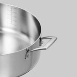 Tramontina Aeion 30cm Triply Casserole with SS Lid