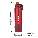 Probott SS Double Wall Vacuum Flask Bang Water Bottle 900ml