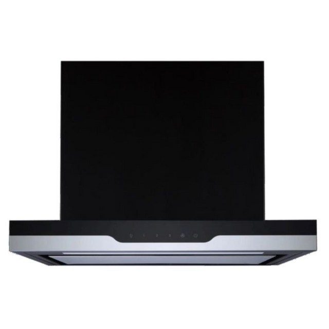 Elica METEORITE UC35 EDS PLUS HE LTW 60 NERO T4V LED S 60cm Wall Mounted Chimney Under Cabinet Chimney Stainless Steel + Mirror Finish Black Glass
