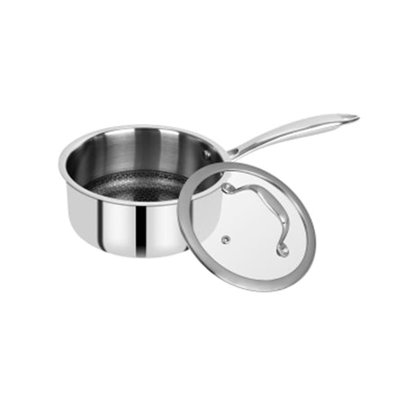 Bergner SS Hi-Tech Tri-Ply Saucepan With Lid 16 Cm (BG-31162-MM)