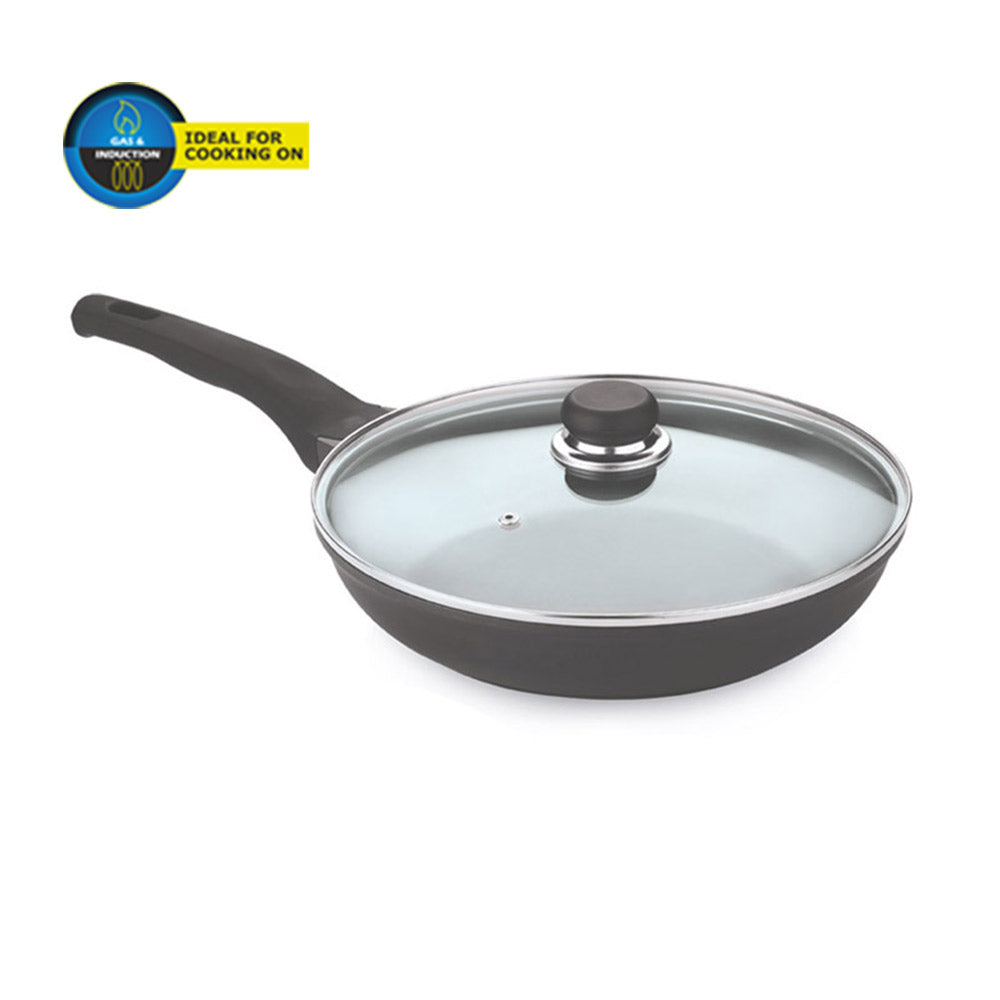 Vinod Zest Cookware Plus Deep Frypan with Lid (24)