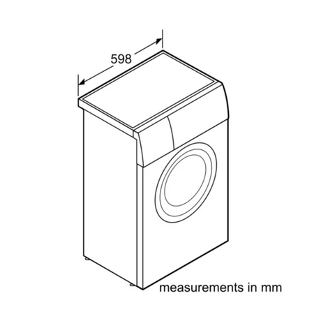 Bosch WAJ2426HIN Series 4 washing machine