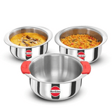 Hawkins Kitchen 2023 Triply Stainless Steel Patila Gift Pack (23SGP)