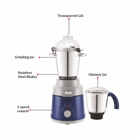 Boss Ruftuf Heavy Duty Mixer Grinder (B271)