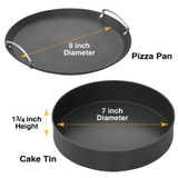 Hawkins Diecast 30 cm Nonstick Pizza Maker and Cake Baker with Glass Lid, PIZZA