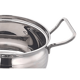  2200ml Blaze Pot Silver Touch Handi With Lid & Handle 3 Pcs Set

