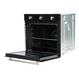 FABER FBIO 80L 6F BK Black Glass Built in Oven