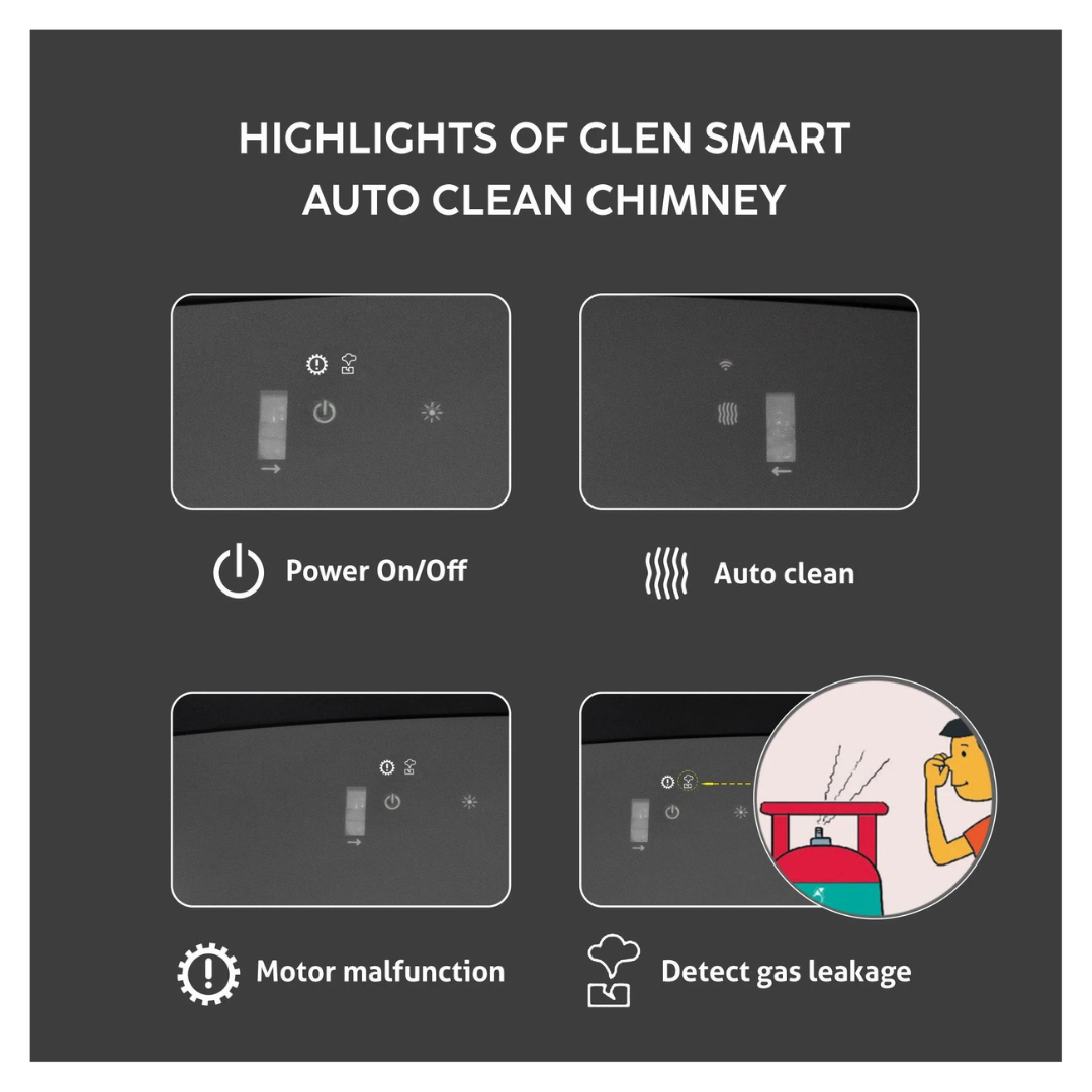 Glen CH 6068 BL Smart AC 60cm