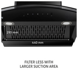 Glen CH 6080 BL MS AC 76cm Auto Clean