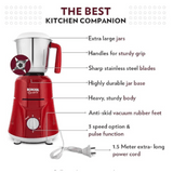 Borosil STAR 500 W - MAROON MIXER GRINDER HAMG500W24
