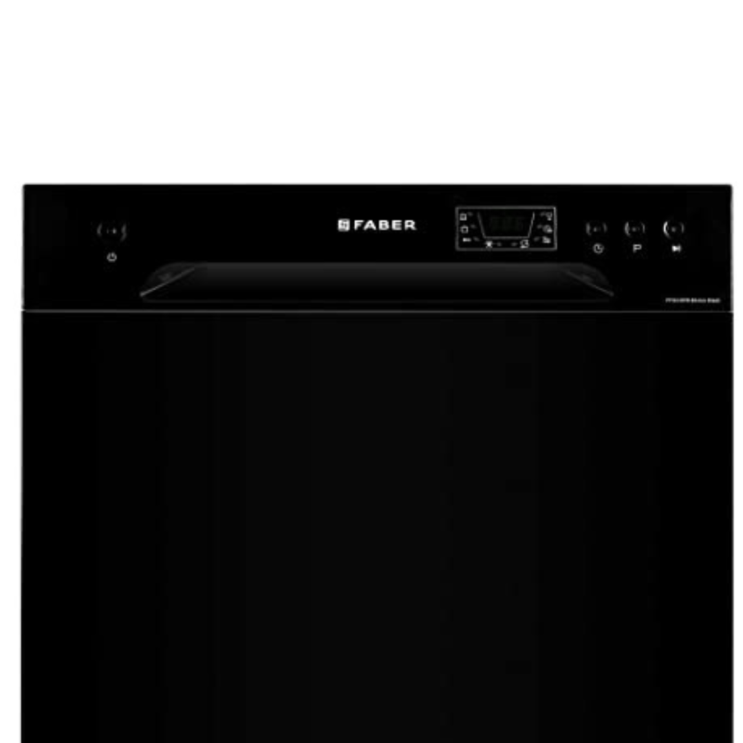 Faber FFSD 6PR 8S Ace Black 6 Washing Program 8 Place Capacity  Black Finish Built-in Dishwasher 