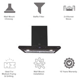 Elica 60 cm ISMART GALAXY BF LTW 60 NERO 5 Star Inverter Technology Chimney