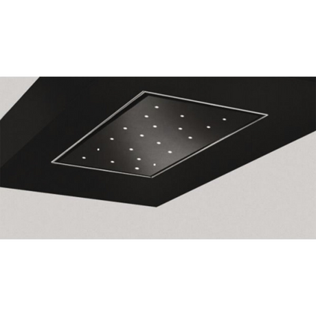 Hafele CELENA 90CM Black Full Tempered Glass Design Remote Control Ceiling Hood High Suction 534.80.998