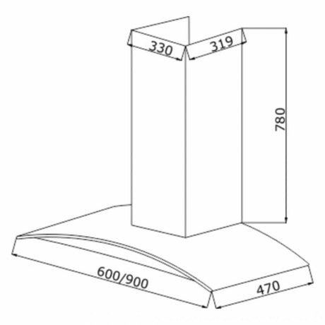 ELICA ISMART GLACE EDS LTW 60 NERO