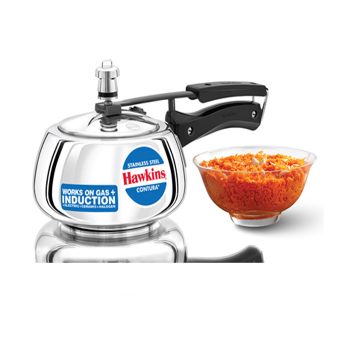 Buy Stainless Steel Hawkins Contura Pressure Cooker 2 Litre : SSC20 Apnidukaan.com