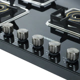 Shine Five Burner Gas Stove/Hob Top Auto Ignition