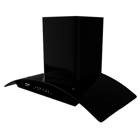  Smart On & Intelli Auto-Clean | Silent Kitchen Chimney with Filterless Technology (Black)